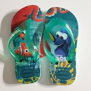 Havaianas Kids Shoes Havaianas Blue Finding Dory Fish Flip Flops